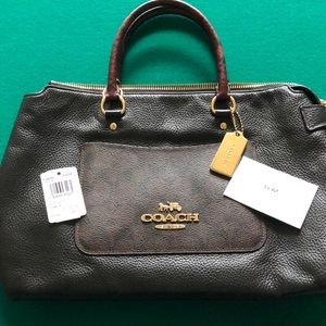 Coach Brand New satchel style coach bag! Beautiful